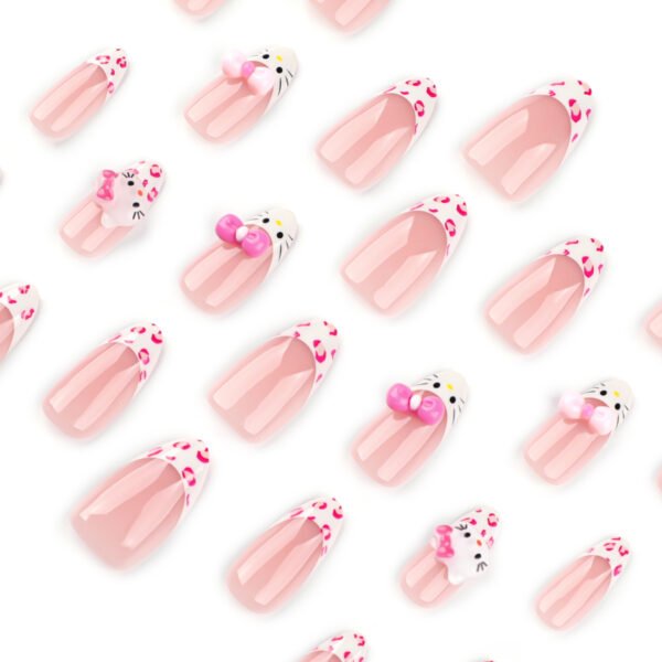 O1CN01ouh5Ti2NGHzFcO4hi_!!4234819935-0-cib JP4009-Paris Meets Tokyo: Leopard French Almond Press-On Nails – Sweet & Reusable Break Free from Salons: 90-Second Japanese-Kawaii Luxury