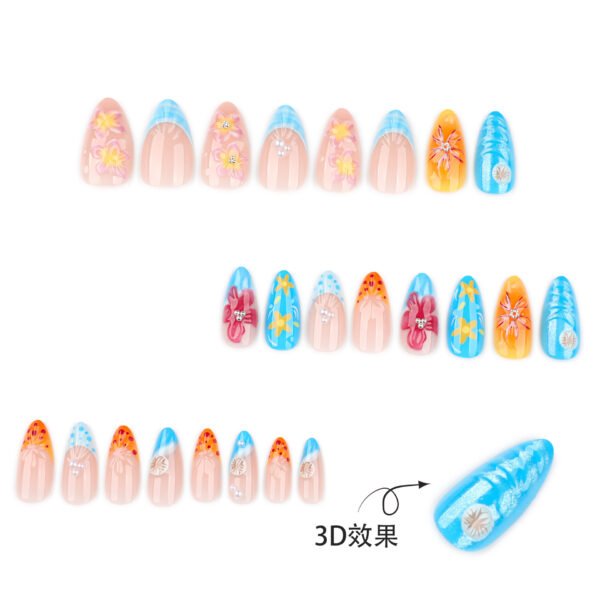O1CN01p8wImg2NGHysKdcKK_!!4234819935-0-cib JP3900-French Almond Tropical Escape Nails | 3D Hibiscus & Palm Press Ons | Waterproof Vacation-Ready Salon Alternative Subtitle: Your Beachside Bungalow Manicure – Minus the Airfare
