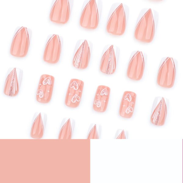 O1CN01pLqLZV2NGHxbSzL91_!!4234819935-0-cib JP3768-Heartbeat French Tips: Reusable Press-Ons with 3D Love & Salon-Free Glam