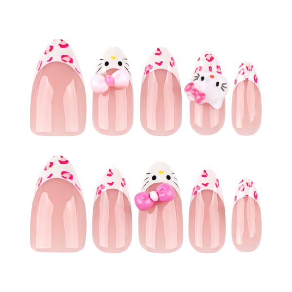 O1CN01q59lRD2NGHzGHScrl_!!4234819935-0-cib JP4009-Paris Meets Tokyo: Leopard French Almond Press-On Nails – Sweet & Reusable Break Free from Salons: 90-Second Japanese-Kawaii Luxury