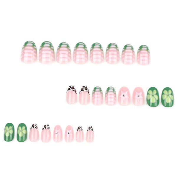 O1CN01rOz3M02NGHyA6JBh9_!!4234819935-0-cib JP3837-Crisp Green French Press On Nails | Summer's Little Fresh Edit Reusable Short Round Mani in 60 Seconds – Pool-Proof Joy