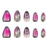 JP3612-Your Secret to Salon-Worthy Ombré French Tips: Reusable Almond Nails ✨