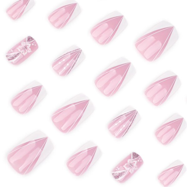 O1CN01sAquwt2NGHy46ba3M_!!4234819935-0-cib JP3769-Luxe French Tip Press On Nails | 3D Floral Design, Reusable & Waterproof (Salon Alternative!) Transform Your Nails Instantly: French White Perfection Meets Artisan Florals