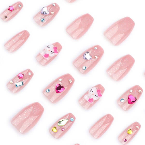 O1CN01scv4nG2NGHvtUuuO4_!!4234819935-0-cib JP3619-Dewdrop Ballet Nails? Kawaii French Tips with Pearls & Gems (Reusable & Waterproof)