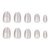 JP3622-Effortless Autumn Elegance: French Cat Eye Toes in Cloud Grey 🌫️ (Reusable Salon Luxury at Home!)
