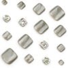 JP3699-Starlight Siren Toes: Reusable Cat Eye Toenails Drenched in Diamonds​