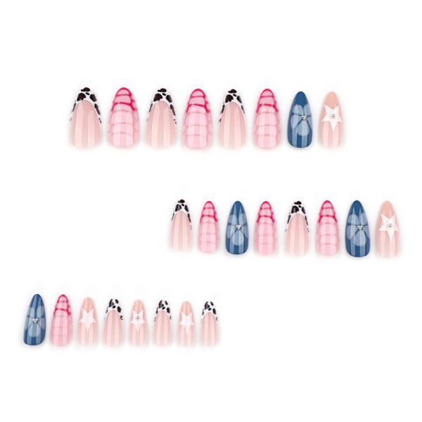 O1CN01tMocud2NGHyZB8bOj_!!4234819935-0-cib JP3968-Luxurious French Tip Crocodile Texture Press-On Nails: Your Salon Look, Reusable & Ready in Minutes