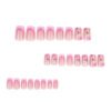 JP3966-Playful Clash French Press On Nails | Reusable Floral Statement Salon-Worthy Square Style - Waterproof & Drama-Free