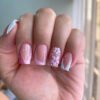 JP3771-Spring Awakening Nails: Reusable French Tips with Botanicals & Sculpted Edge​