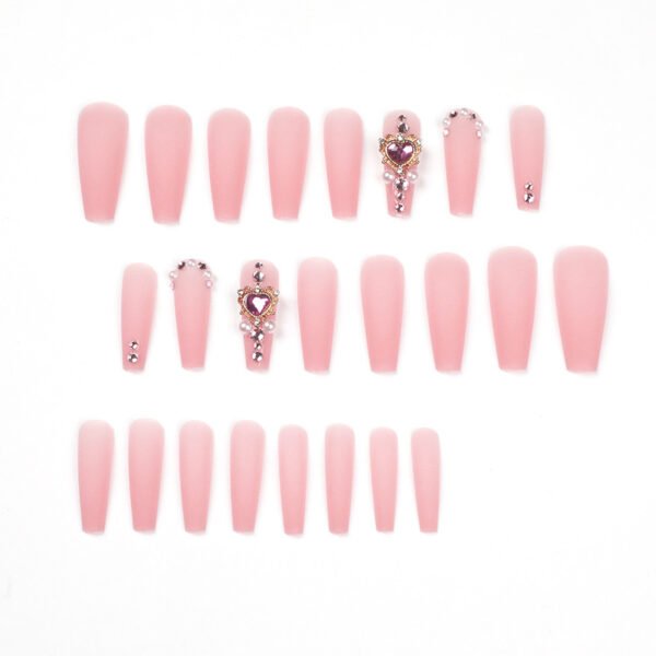 O1CN01vGoBGY2NGHfimDvPU_!!4234819935-0-cib JP1699-Indulge in Effortless Luxury: Long Reusable Coffin False Nails French Tip (Nude Pink, Pearls, Diamonds)