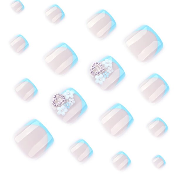 O1CN01vMUnWx2NGHxntlXPz_!!4234819935-0-cib JP3816-Sparkle & Sea French Toes: Salon Glam That Defies Summer Chaos (Reusable + Waterproof!) Vacation-Ready Toes in 15 Minutes Flat