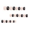 GN008-The Cult-Fave Toenail Secret: Always Camera-Ready in 7 Mins​​ 💫 ​​Reusable Cat Eye French Tips - Naked Almond Edition (Short, Snag-Proof, Bliss!)​