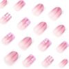 JP3750-Fuchsia Glow French Toes: Salon Sparkle Without the Wait (Reusable & Waterproof!) ​​Step Into Daring Elegance - Poolside Perfection in 15 Minutes​