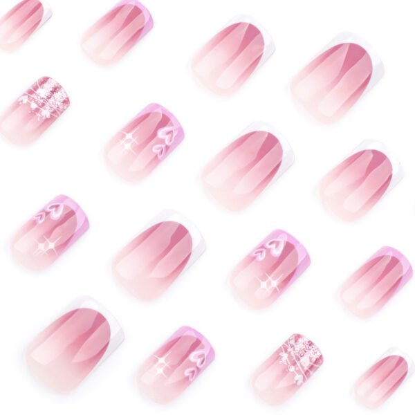 O1CN01vzYhUb2NGHxOxkt2x_!!4234819935-0-cib JP3750-Fuchsia Glow French Toes: Salon Sparkle Without the Wait (Reusable & Waterproof!) Step Into Daring Elegance - Poolside Perfection in 15 Minutes