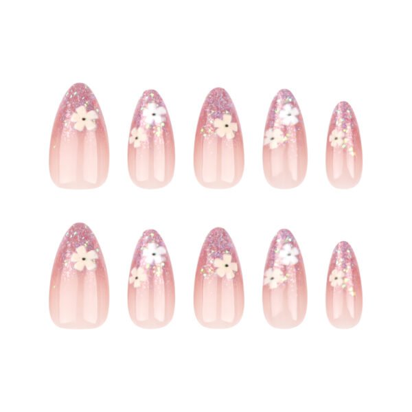 O1CN01wE2NdV2NGHsXSxTAy_!!4234819935-0-cib JP3384🌻 Sunburst French Tips: Waterproof Floral Press On Nails with Diamond Dust (5-Min Summer Glow Up) 🌊 Salon Secret for Beach Babes: Pool-to-Bar Nails That Survive Saltwater, Margaritas & Sunscreen Fingers