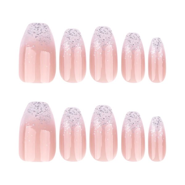 O1CN01x3MIJh2NGHwrDWBuK_!!4234819935-0-cib JP3736-Liquid Silver Ballet Press-Ons: Reusable French Fade Nails | Waterproof High-Design Glam