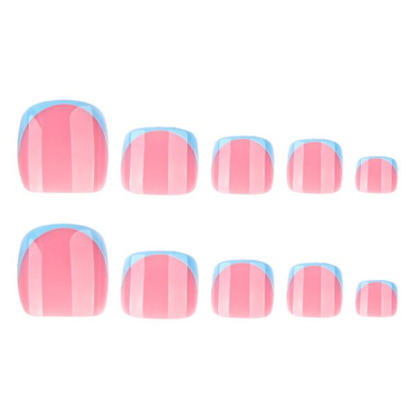 O1CN01xGmUTu2NGHxevUOte_!!4234819935-0-cib JP3800-Azure Seas Toenails: Effortless French Tip Press-Ons for Salt-Kissed Freedom