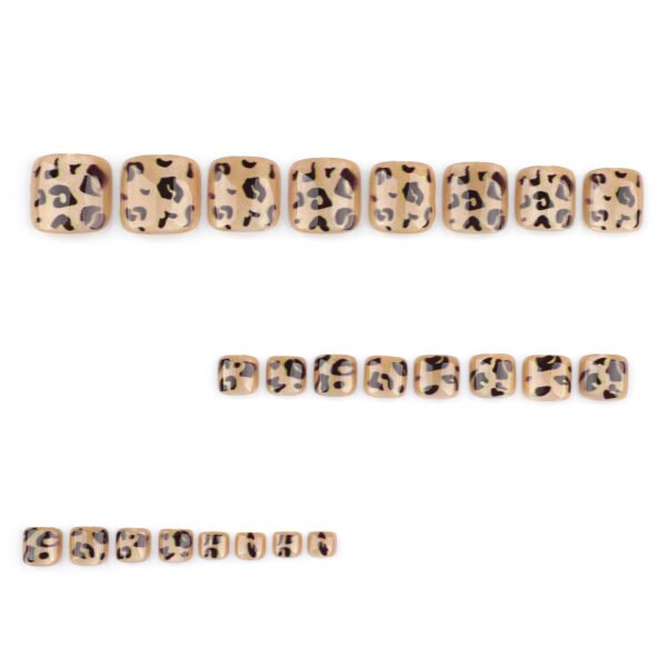 O1CN01yzQtII2NGHxcbzmRs_!!4234819935-0-cib JP3704-Luxe Leopard & Cat Eye Toe Press-On Nails | Revolutionize Your Pedicure Routine Barefoot Confidence in 90 Seconds: Salon-Wild Toes Without the Chair