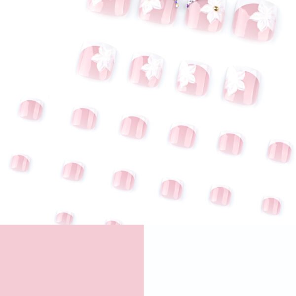 O1CN01ztwTqN2NGHxk6Nrwt_!!4234819935-0-cib JP3811-Summer French Pedicure Press-Ons | Floral Toe Nails Waterproof & Reusable Beach-Ready Toes in 90 Seconds: Your Secret to Effortless Summer Elegance