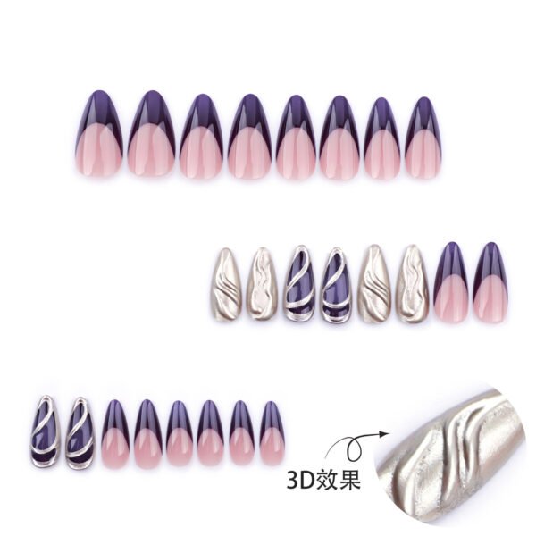 O1CN015QDnUt2NGHumZHf80_!!4234819935-0-cib JP3515-Effortless Dimension: Pearl & 3D French Tips - Salon Glam Without Salon Damage (Reusable & Waterproof!)