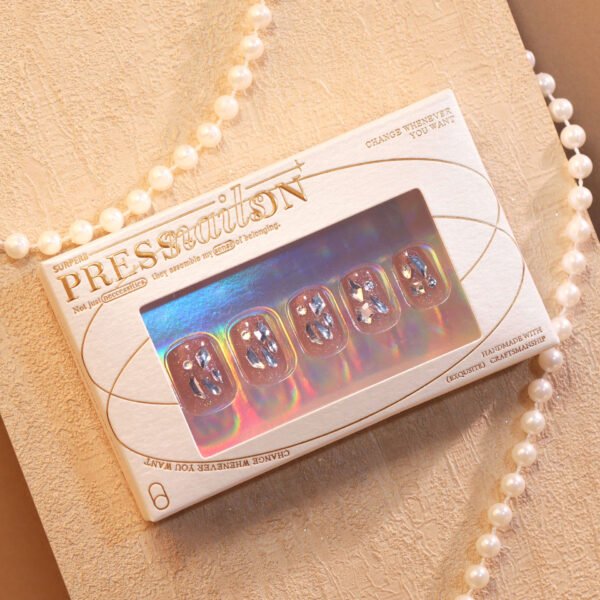 O1CN015zJAAi2NGHvYfc4b5_!!4234819935-0-cib GN040-Effortless Glamour Press Ons: Full Coverage Glitter & Beads - Pure Pink Desire Salon Sparkle in 5 Minutes: 30-Piece Set, Reusable & Waterproof