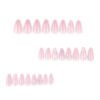 JP3879-Luxury Sheer Ballet Short Press On Nails | Salon-Quality Cat Eye Butterfly Designs | Reusable Glitter Nail Art Kit​