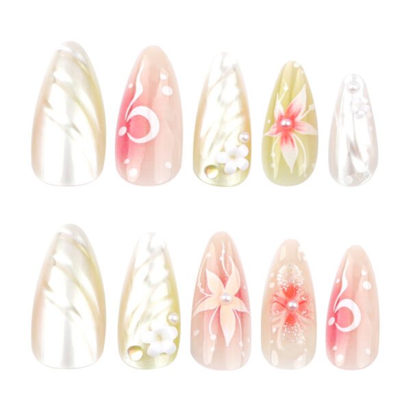 O1CN018wIKZU2NGHuihKhdh_!!4234819935-0-cib JP3520-Effortlessly Elegant: Reusable Pearl & Floral French Press-Ons 🌸✨