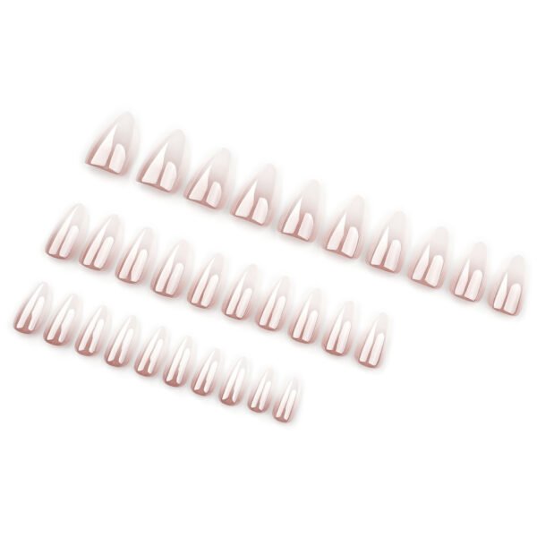 JP3495-Elevate Your Everyday Glamour: Luxury Reusable French Ombré Press Ons ✨