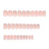 GN050-Alluring Glow Press Ons: Diamond French Tips & Radiant Sheer Base ​​*Salon Seduction in 7 Minutes - Reusable & Waterproof​​*