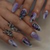 JP3541-Unlock Whimsical Charm: 3D Heart & Butterfly French Tips (Reusable, Waterproof & Protective!)​