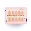 GD68-Luxury French Almond Press On Nails with Realistic 3D Cherry Designs | Reusable Spring Falsies Kit | Waterproof Salon Alternative Manicure​