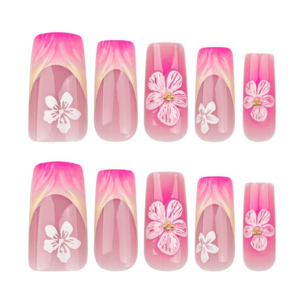 O1CN01Kktn1L2NGHuYBdiYa_!!4234819935-0-cib JP3500-Timeless Blush & Florals: Reusable French Press On Nails (Short Square) 💗🌼