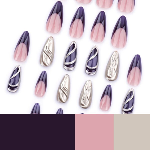 O1CN01NK1kx22NGHunnx7uj_!!4234819935-0-cib JP3515-Effortless Dimension: Pearl & 3D French Tips - Salon Glam Without Salon Damage (Reusable & Waterproof!)
