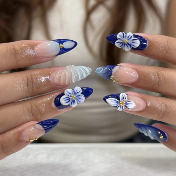 O1CN01PXHHCG2NGHzOewkQ8_!!4234819935-0-cib JP3907-Almond Shape 3D Flower French Press On Nails | Salon-Worthy Elegance Instantly