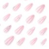 JP3879-Luxury Sheer Ballet Short Press On Nails | Salon-Quality Cat Eye Butterfly Designs | Reusable Glitter Nail Art Kit​