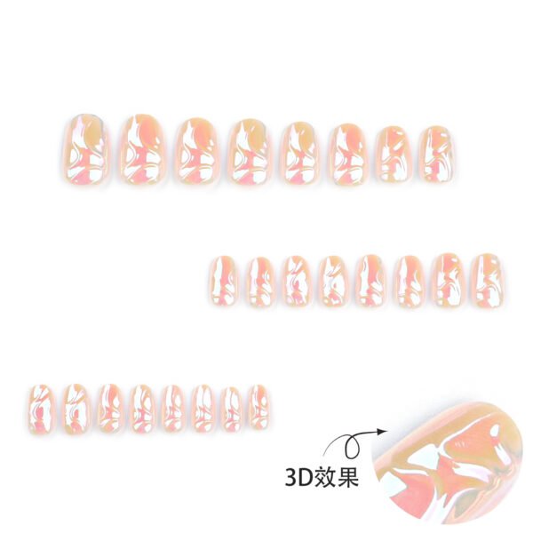 O1CN01W8py5a2NGHu6aeF7s_!!4234819935-0-cib JP3436-Sculpted Shine: Reusable Metallic Minimalist Press-Ons (Chic 3D Without Salon Hassle)