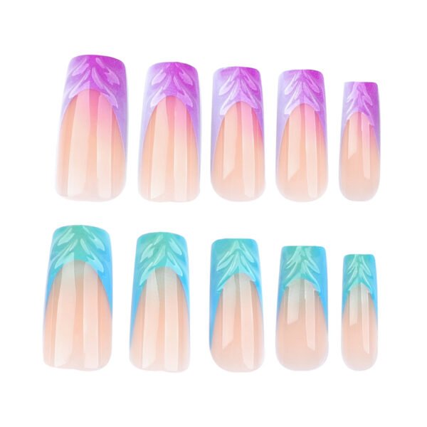 O1CN01WRscF52NGHuKNaAB4_!!4234819935-0-cib JP3388-Luxury in Minutes: 3D Waterdrop French Tip Press-Ons (Salon-Worthy & Reusable!)