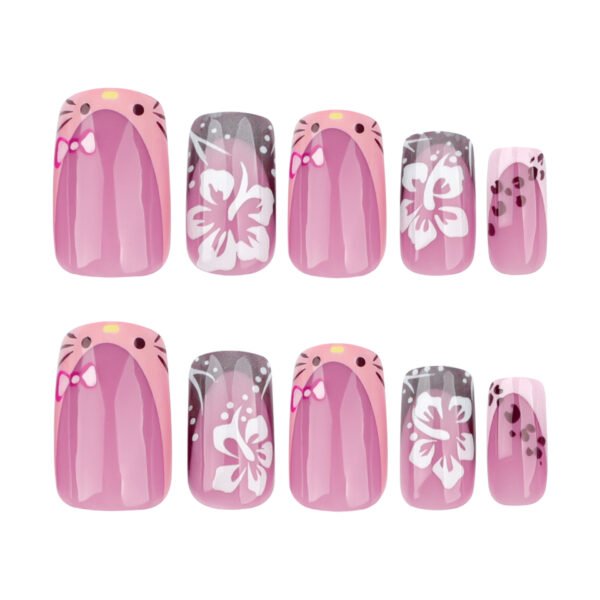 O1CN01ZvmSO52NGHuXc7QvH_!!4234819935-0-cib JP3519-Whisker Chic: Short Square Cat French Tips - Playfully Polished ✨
