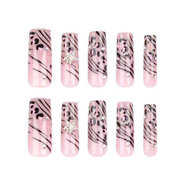 O1CN01cGCmCF2NGHuIq18R3_!!4234819935-0-cib JP3508-Boss Babe Approved: Reusable Leopard & 3D Star Press-Ons (Get the Baddie Vibe Instantly!)
