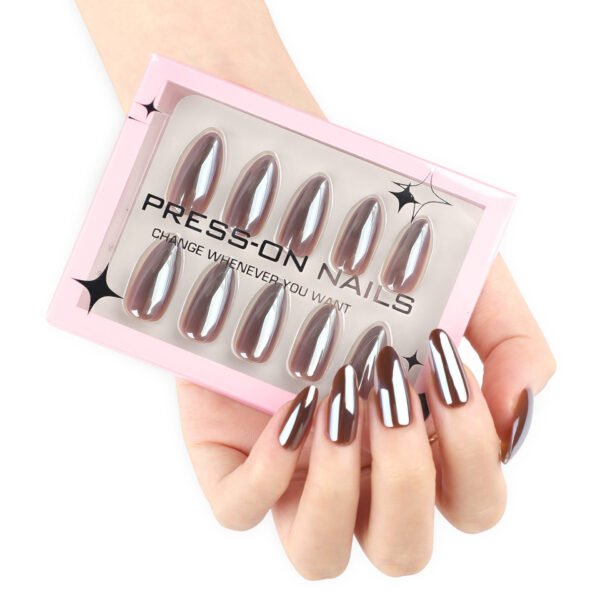 O1CN01coZWOo2NGHzbAUVua_!!4234819935-0-cib GD61-Rich Brown Solid Almond Press Ons | 30-Pc Premium Short Nails Set