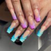 JP3388-Luxury in Minutes: 3D Waterdrop French Tip Press-Ons (Salon-Worthy & Reusable!)