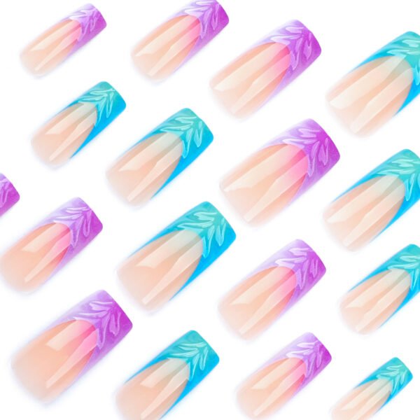 O1CN01dTFoKJ2NGHuJMagBE_!!4234819935-0-cib JP3388-Luxury in Minutes: 3D Waterdrop French Tip Press-Ons (Salon-Worthy & Reusable!)