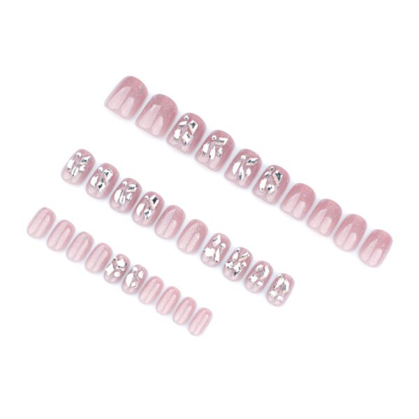 O1CN01gbltRz2NGHvZ5KzhD_!!4234819935-0-cib GN040-Effortless Glamour Press Ons: Full Coverage Glitter & Beads - Pure Pink Desire Salon Sparkle in 5 Minutes: 30-Piece Set, Reusable & Waterproof