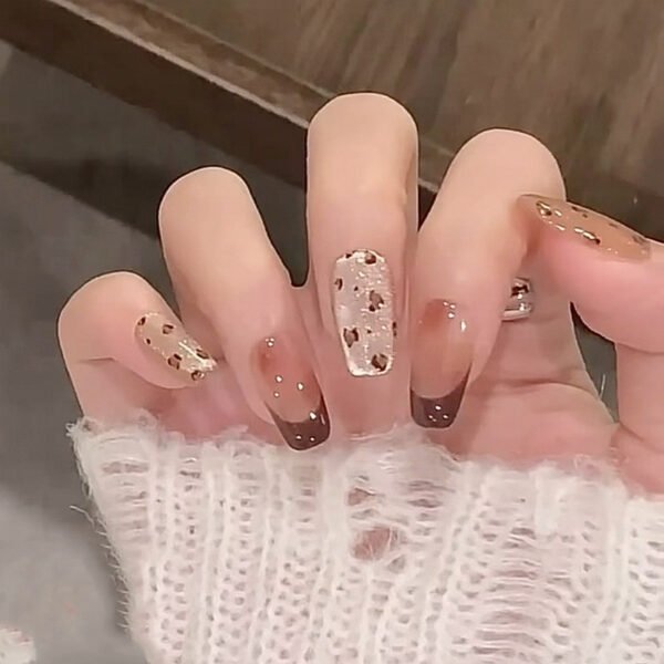 O1CN01iUquWP2NGHvaAvf5L_!!4234819935-0-cib GN047-Effortless Red French Tip Leopard Print Cat Eye Press-On Nails for Instant Chic