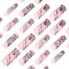 JP3508-Boss Babe Approved: Reusable Leopard & 3D Star Press-Ons (Get the Baddie Vibe Instantly!)