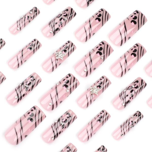 O1CN01ik2lx52NGHuGSrpDA_!!4234819935-0-cib JP3508-Boss Babe Approved: Reusable Leopard & 3D Star Press-Ons (Get the Baddie Vibe Instantly!)