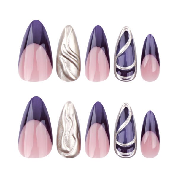 O1CN01omKLxx2NGHulRvQbP_!!4234819935-0-cib JP3515-Effortless Dimension: Pearl & 3D French Tips - Salon Glam Without Salon Damage (Reusable & Waterproof!)