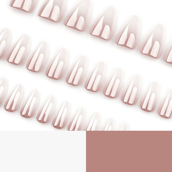 JP3495-Elevate Your Everyday Glamour: Luxury Reusable French Ombré Press Ons ✨