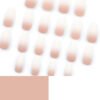 JP3531-Effortlessly Chic in Minutes: Reusable Pink & White Ombré Nails for Everyday Elegance​