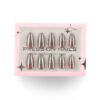 GD61-Rich Brown Solid Almond Press Ons | 30-Pc Premium Short Nails Set​
